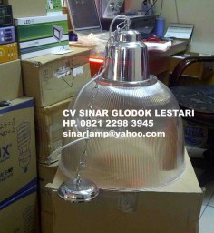 Kap Lampu Industri Acrylic 16 inch